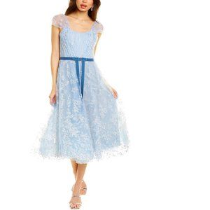 knee length dresses for ladies Winged Symphony Midi Dress